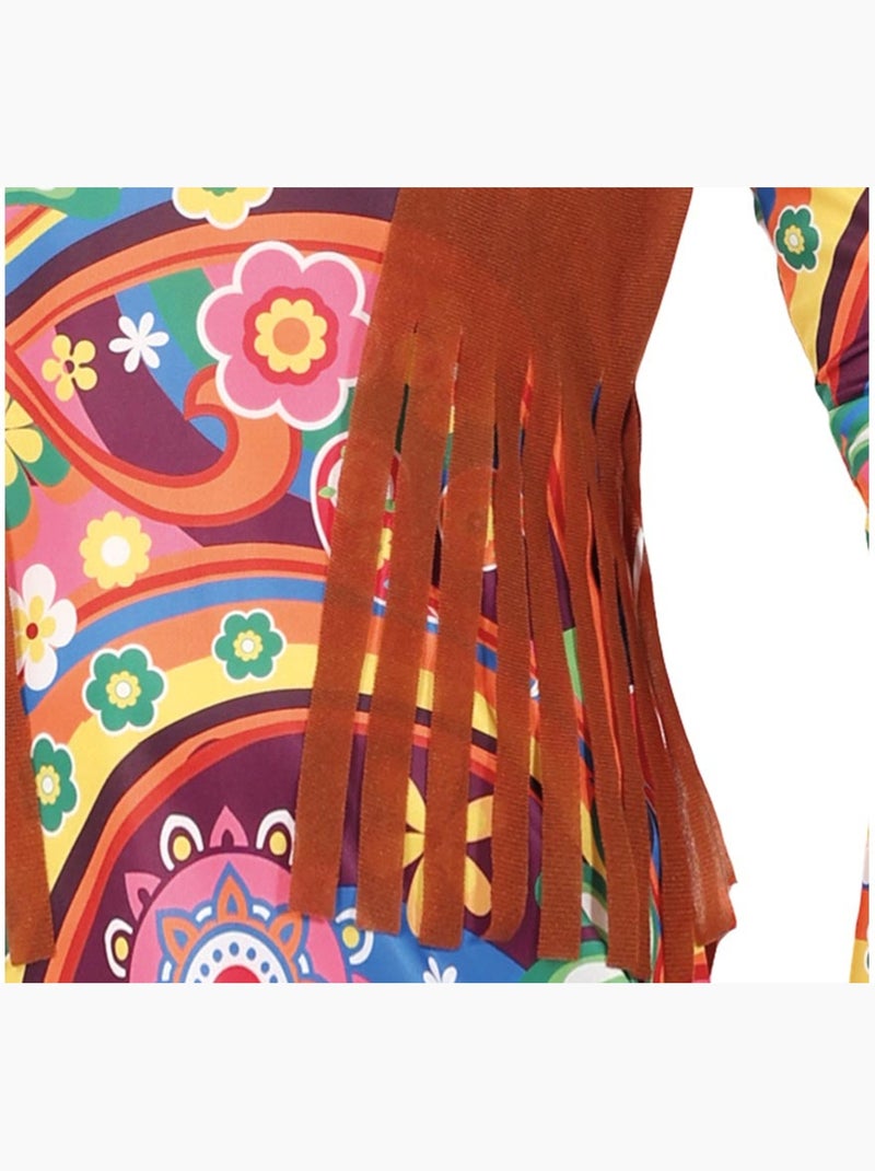 Disfraz de Hippie Multicolor - Kiabi