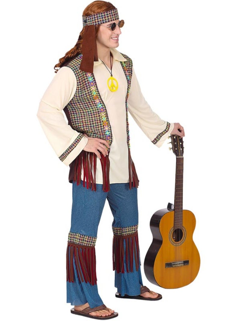 Disfraz de Hippie Multicolor - Kiabi