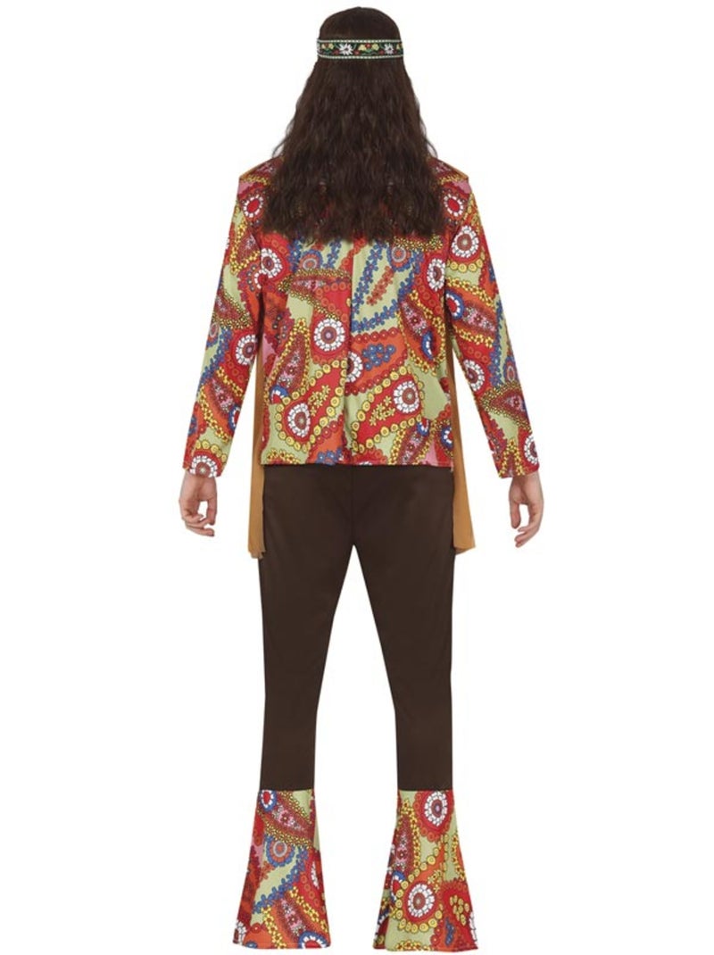 Disfraz de Hippie Paz Amor Multicolor - Kiabi