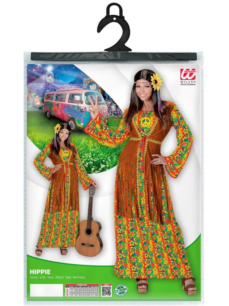 Disfraz de Hippie Símbolo de Paz Multicolor - Kiabi