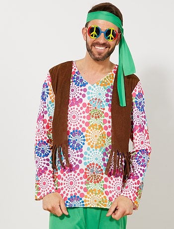 Disfraz de hippy para hombre - Kiabi