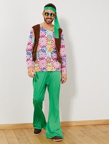 Disfraz de hippy para hombre - Kiabi