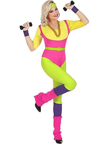 Disfraz de Instructora de Aerobics Años 80