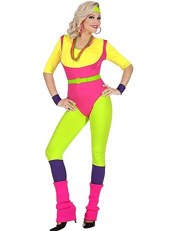 Disfraz de Instructora de Aerobics Años 80