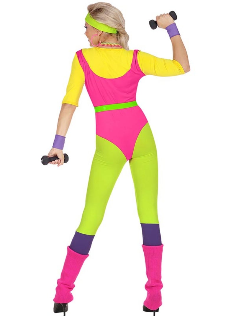Disfraz de Instructora de Aerobics Años 80 Multicolor - Kiabi