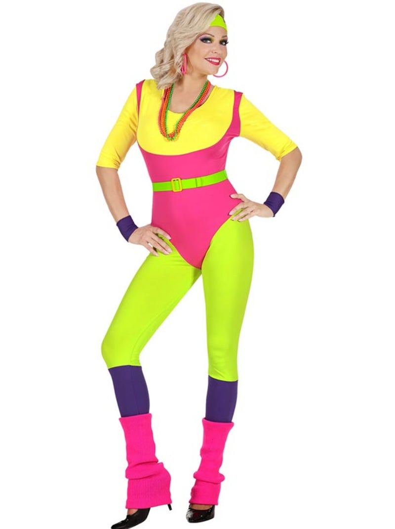 Disfraz de Instructora de Aerobics Años 80 Multicolor - Kiabi