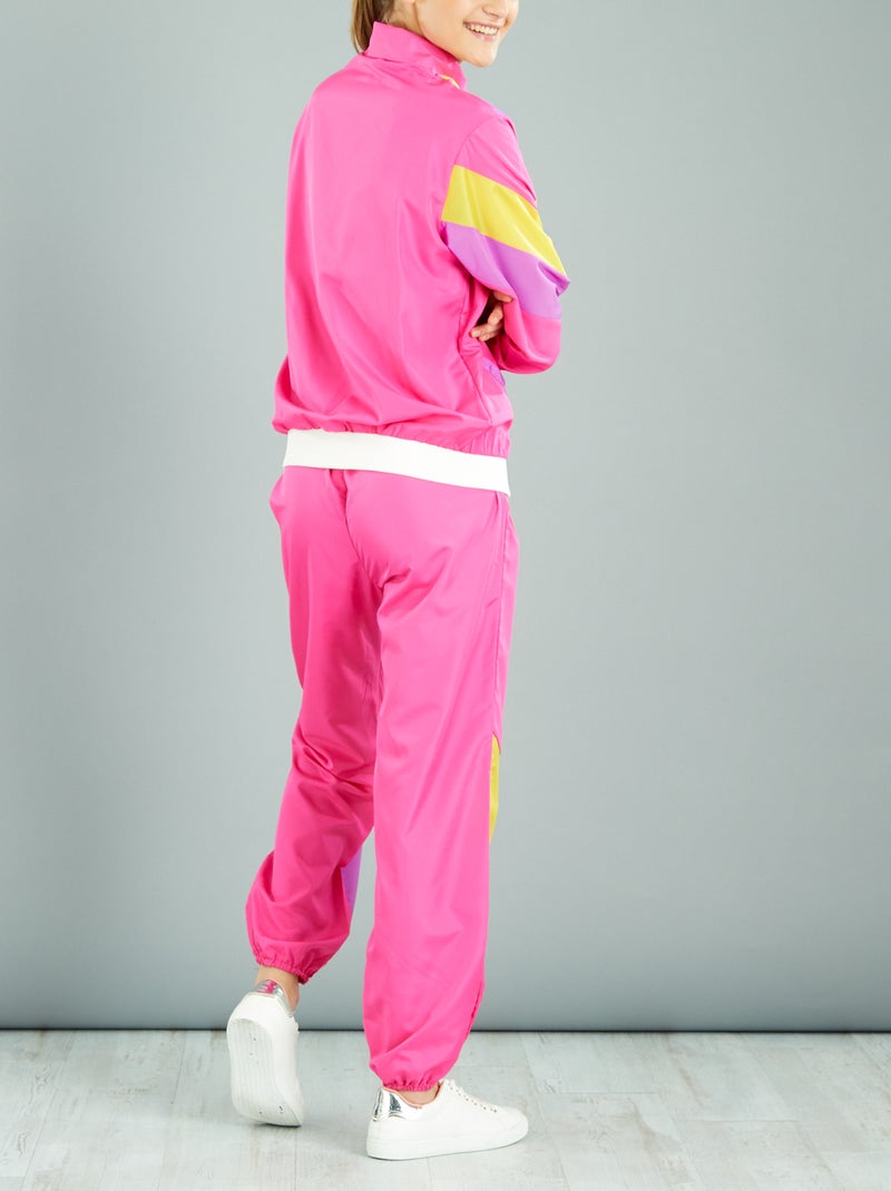 Disfraz de jogging años 80 blanco - Kiabi