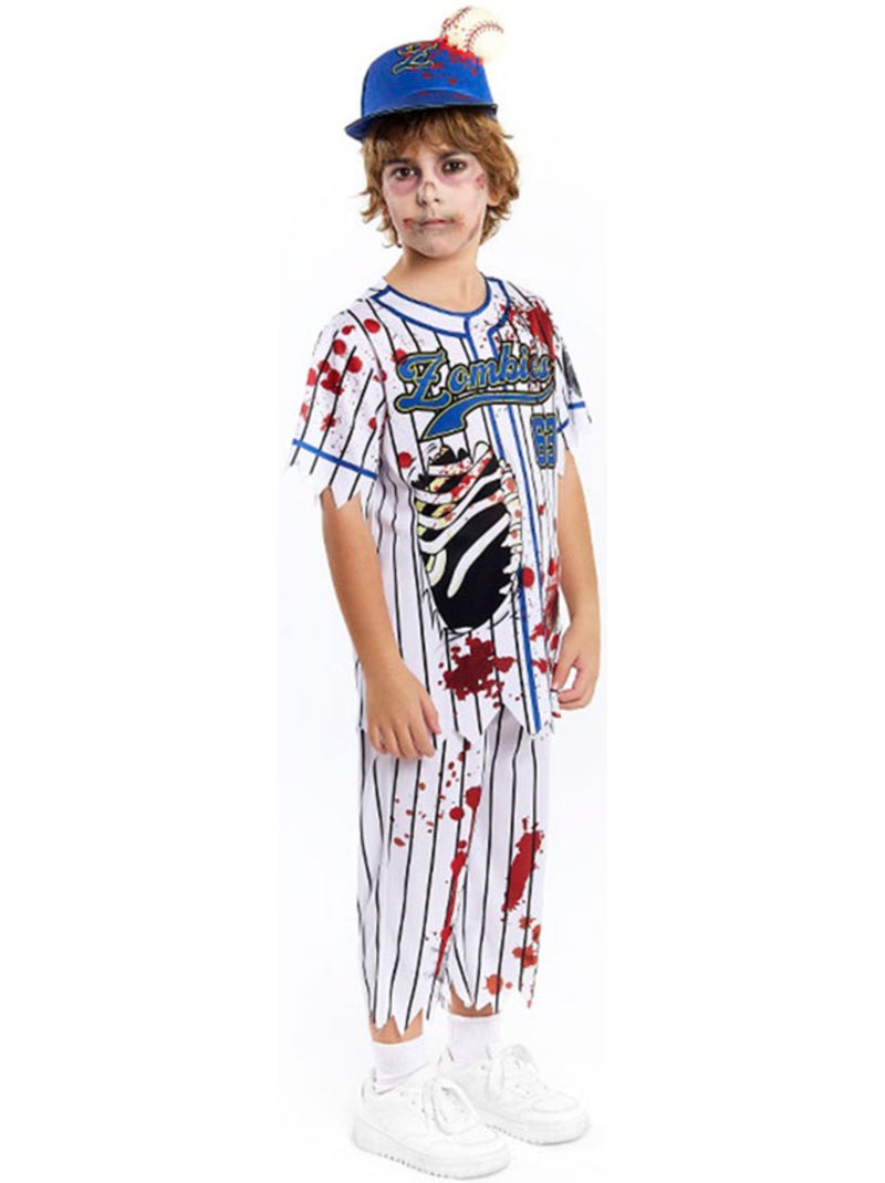 Disfraz de Jugador de Béisbol Zombie Multicolor - Kiabi