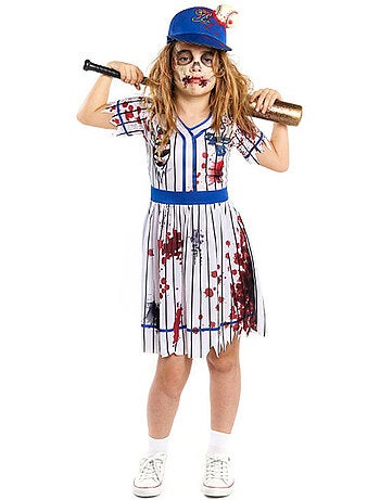 Disfraz de Jugadora de Béisbol Zombie
