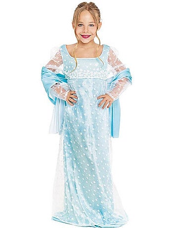 Disfraz de Lady Inglesa celeste