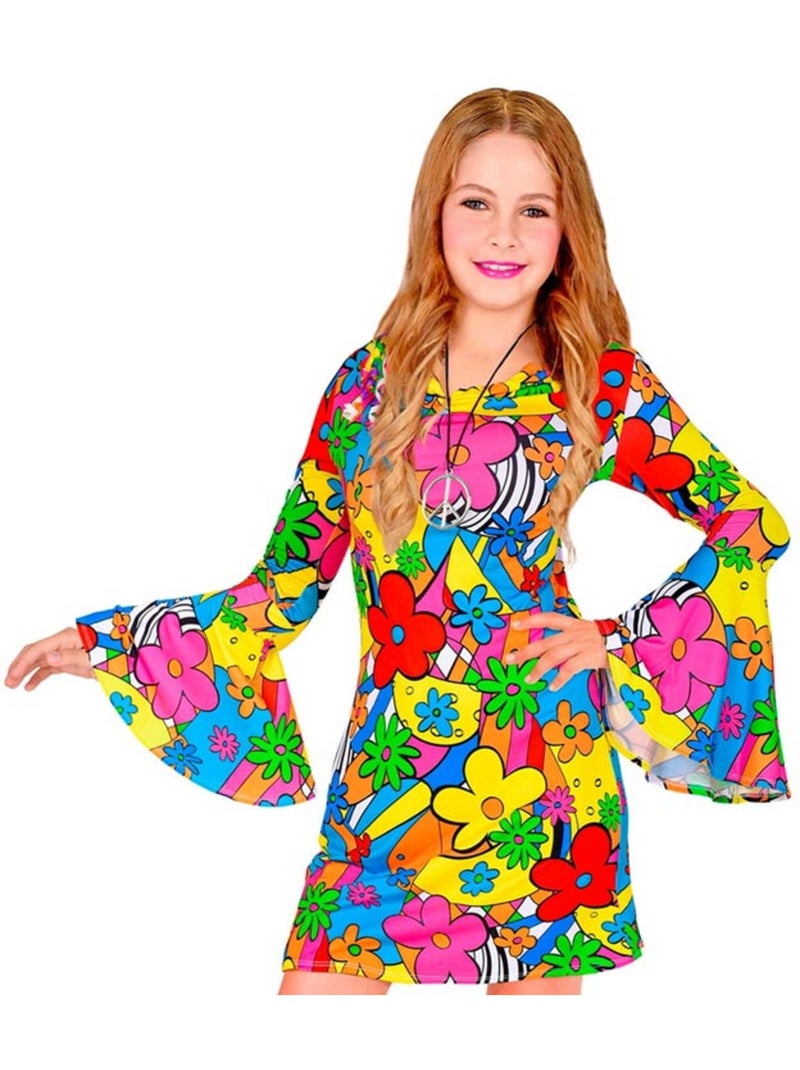 Disfraz de los años 60 floral Multicolor - Kiabi