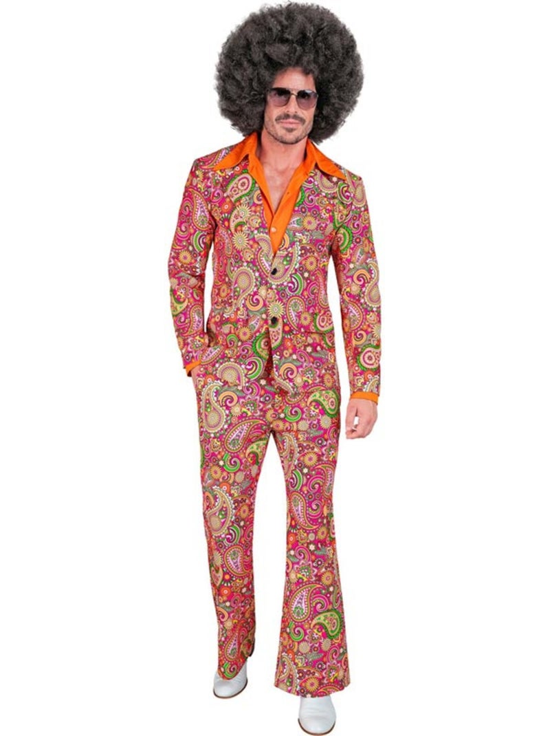 Disfraz de los años 60 Paisley Multicolor - Kiabi