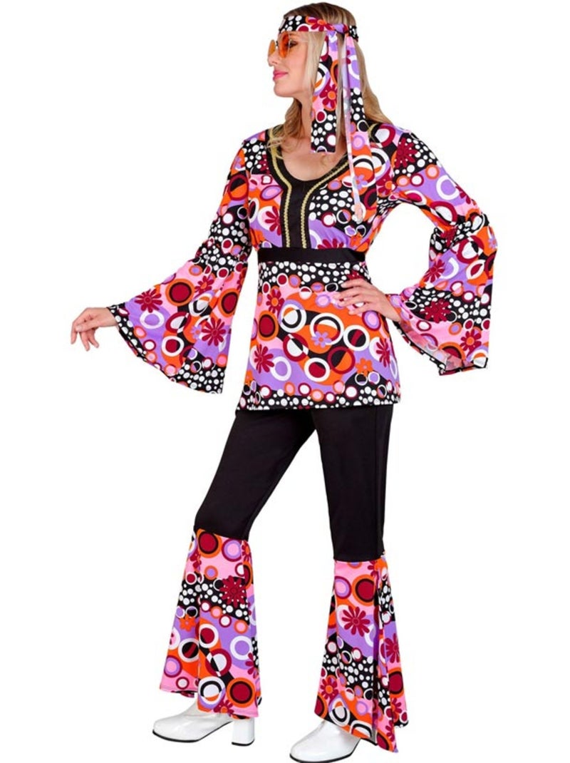 Disfraz de los años 70 Acampanado Burbujas Multicolor - Kiabi