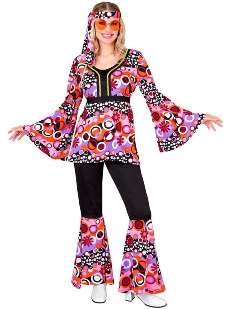 Disfraz de los años 70 Acampanado Burbujas Multicolor - Kiabi