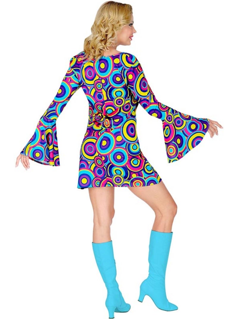 Disfraz de los años 70 Burbujas Multicolor - Kiabi