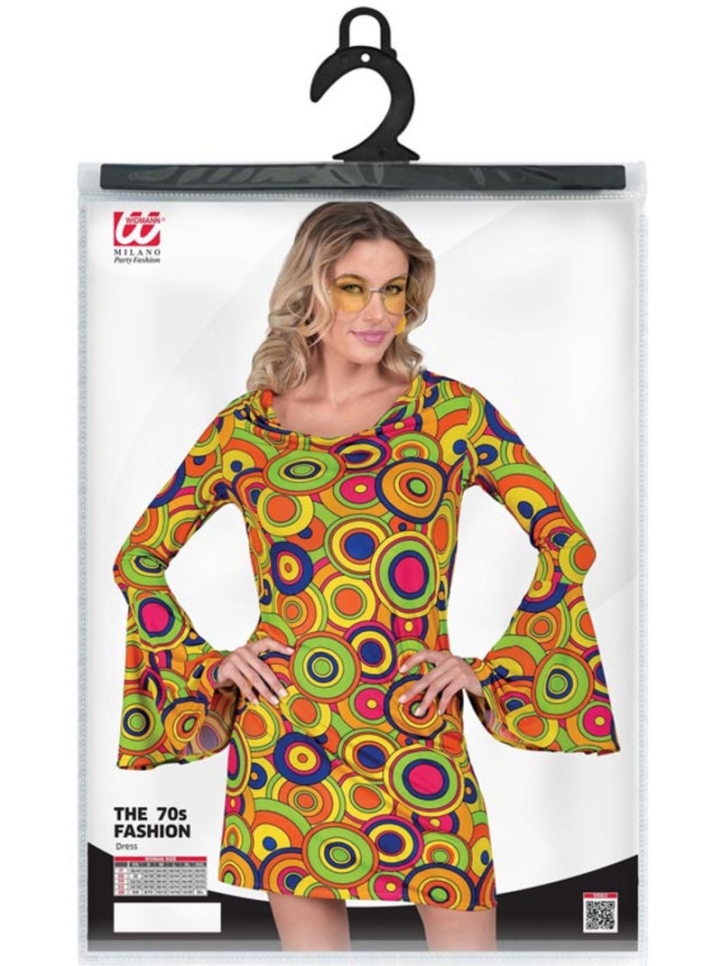 Disfraz de los años 70 Círculos Multicolor - Kiabi