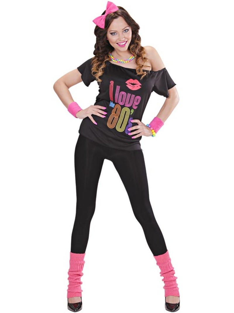 Disfraz de los años 80 Chica Fashion Multicolor - Kiabi