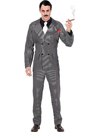 Disfraz de Mafioso en traje elegante