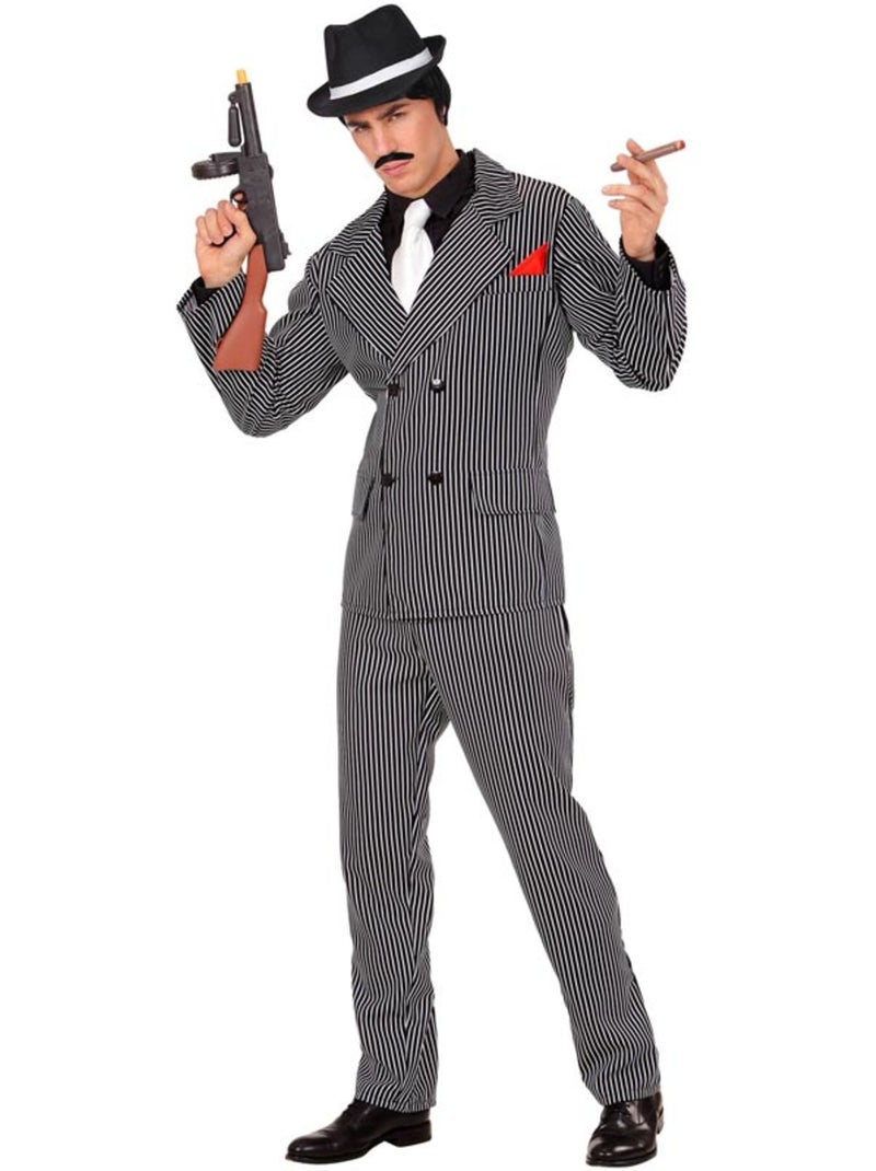 Disfraz de Mafioso en traje elegante Multicolor - Kiabi