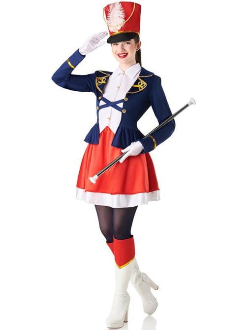 Disfraz de majorette clásico tricolor para mujer - Kiabi