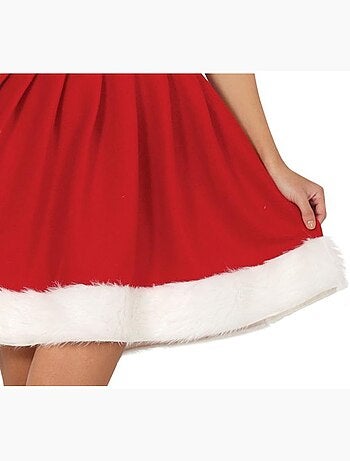 Disfraz de Mamá Noel con capucha