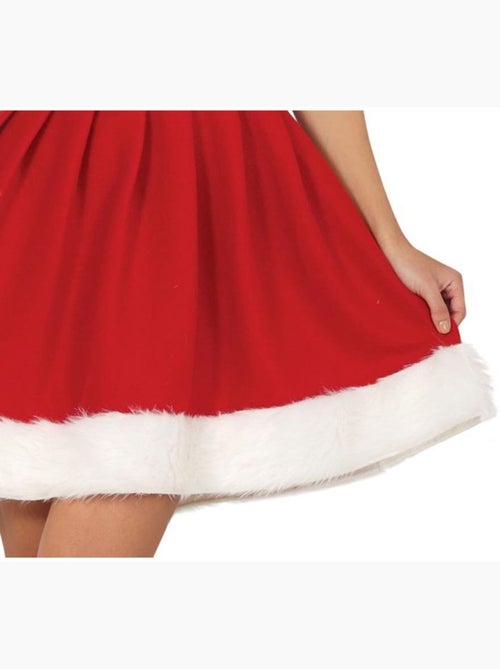 Disfraz de Mamá Noel con capucha - Kiabi