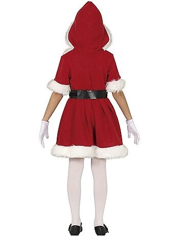 Disfraz de Mamá Noel en vestido con capucha
