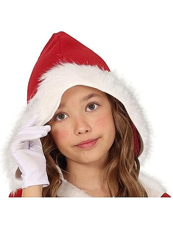 Disfraz de Mamá Noel en vestido con capucha