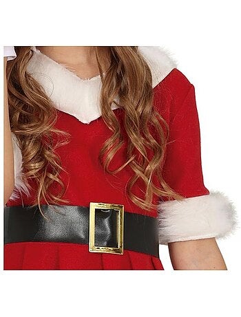 Disfraz de Mamá Noel en vestido con capucha
