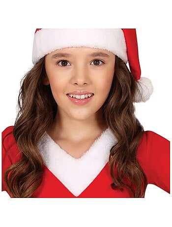 Disfraz de Mamá Noel en vestido largo