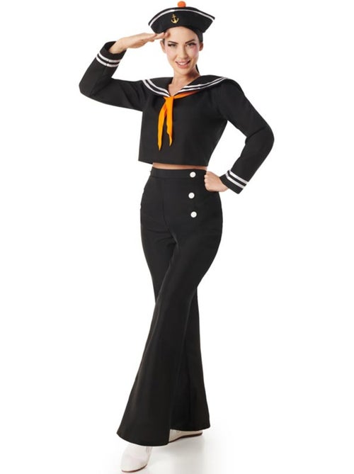 Disfraz de marinera con pantalón para mujer - Kiabi