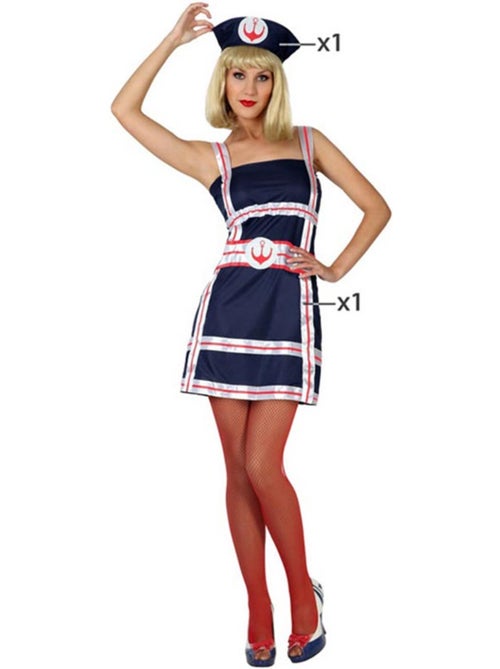 Disfraz de marinera para mujer - Kiabi