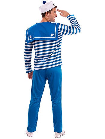 Disfraz de marinero a rayas para hombre