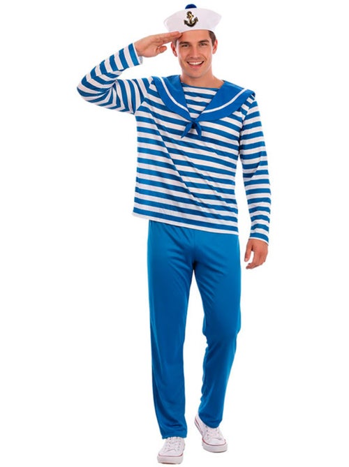 Disfraz de marinero a rayas para hombre - Kiabi