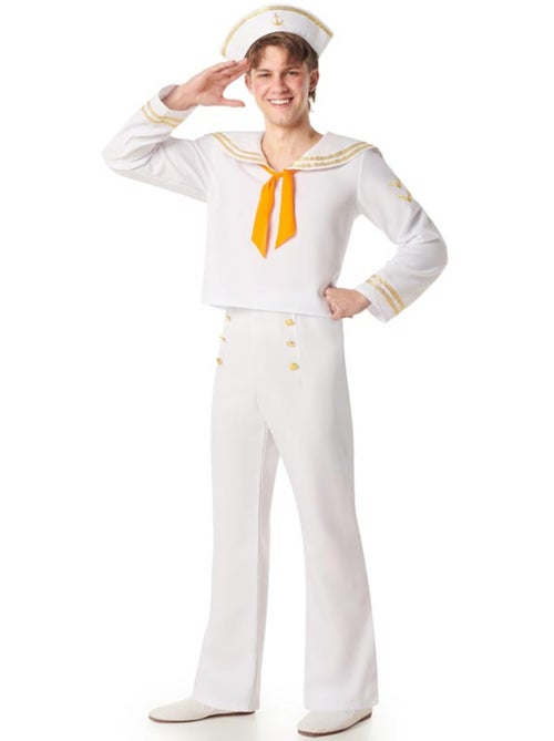 Disfraz de marinero con pantalón para hombre - Kiabi