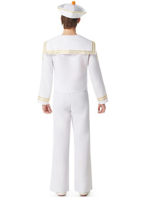 Disfraz de marinero con pantalón para hombre - Kiabi