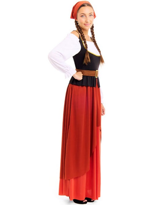 Disfraz de Mesonera Medieval - Kiabi