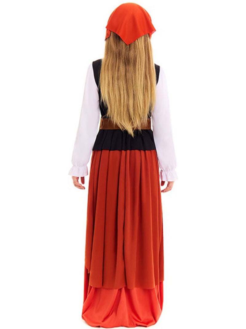 Disfraz de Mesonera Medieval Multicolor - Kiabi