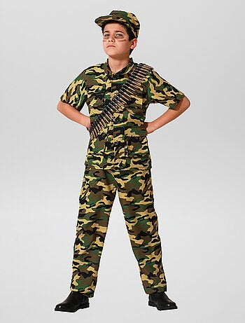 Disfraz de militar - 3 piezas