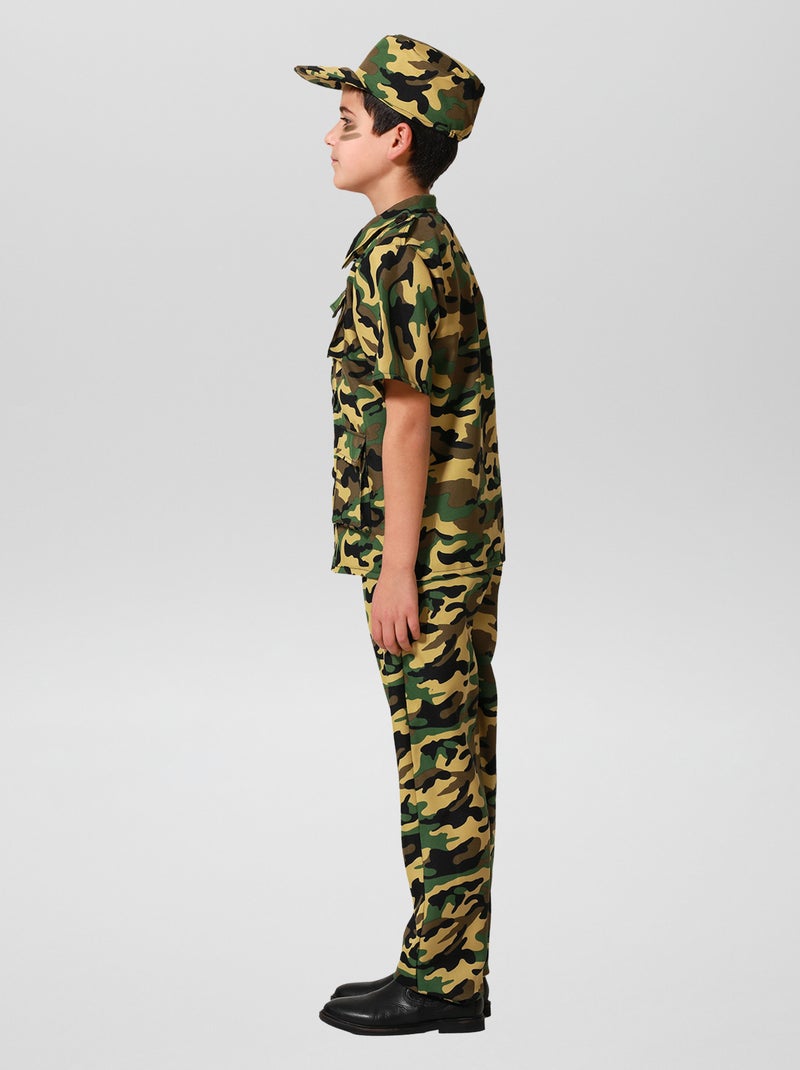 Disfraz de militar  - 3 piezas KAKI - Kiabi