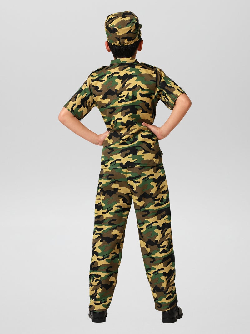 Disfraz de militar  - 3 piezas KAKI - Kiabi