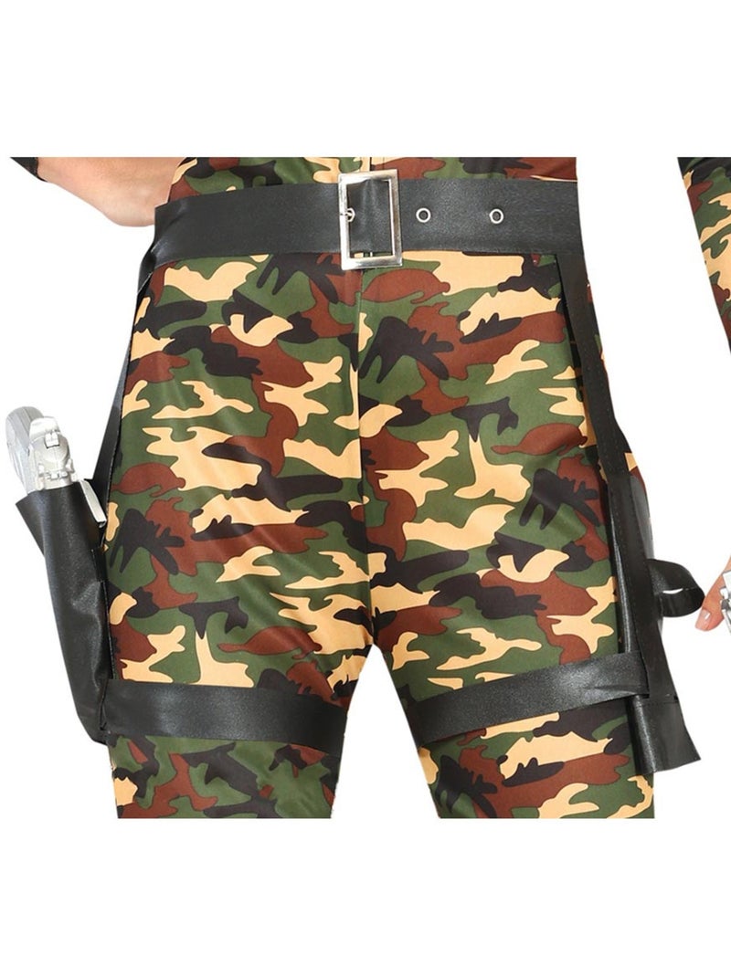 Disfraz de Militar Soldado de camuflaje Multicolor - Kiabi