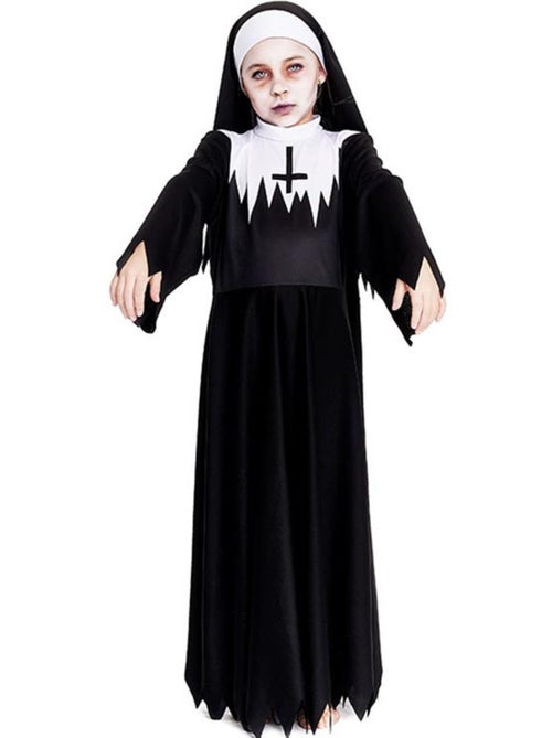 Disfraz de Monja Zombie túnica con picos - Kiabi