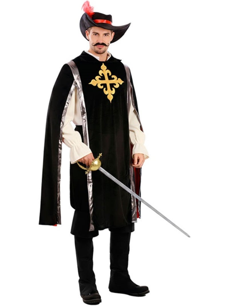 Disfraz de mosquetero elegante para hombre Multicolor - Kiabi