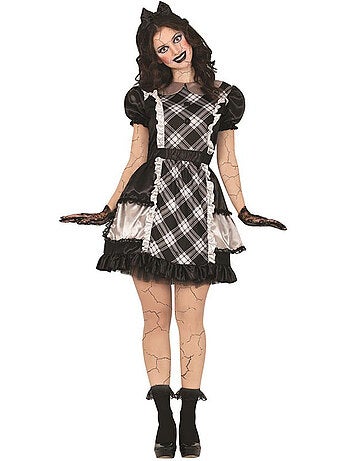 Disfraz de Muñeca de Porcelana Cuadros