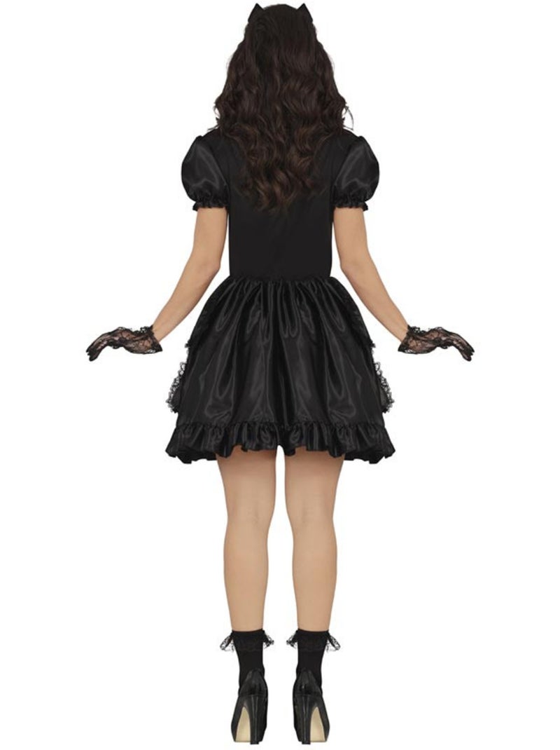 Disfraz de Muñeca de Porcelana Cuadros Multicolor - Kiabi