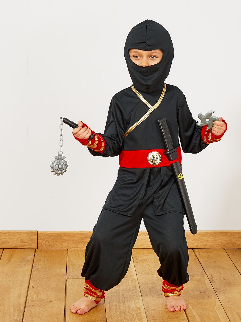 revolución esfera Despertar Disfraz de ninja + accesorios - negro/rojo - Kiabi - 26.00€