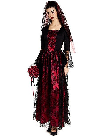 Disfraz de Novia Vampiresa Gótica