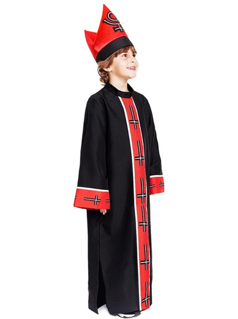 Disfraz de Obispo Satánico con estola Multicolor - Kiabi
