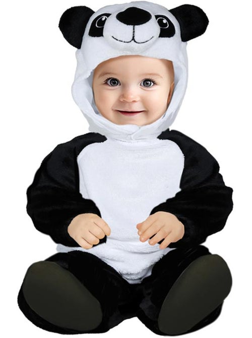 Disfraz de oso panda con capucha para bebé - Kiabi